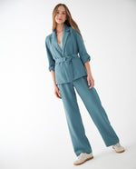 Pantalón de bota recta para mujer - Verde