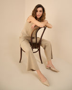 Pantalón tipo cargo para mujer - Beige