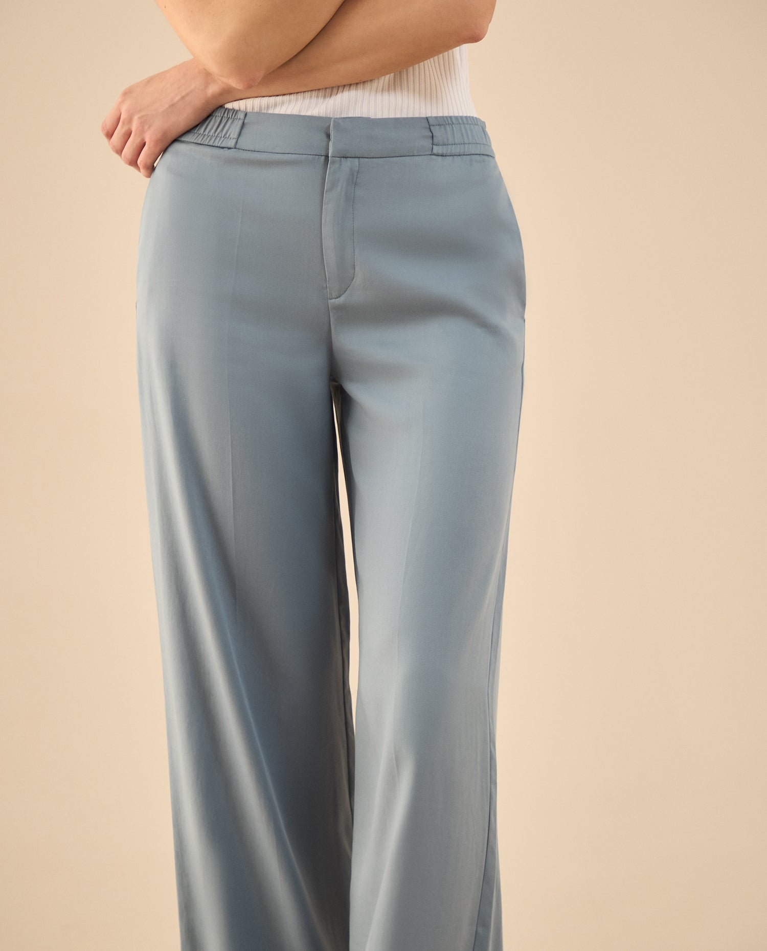 Pantalón elegante para mujer - Azul