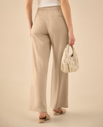 Pantalón elegante para mujer - Crudo