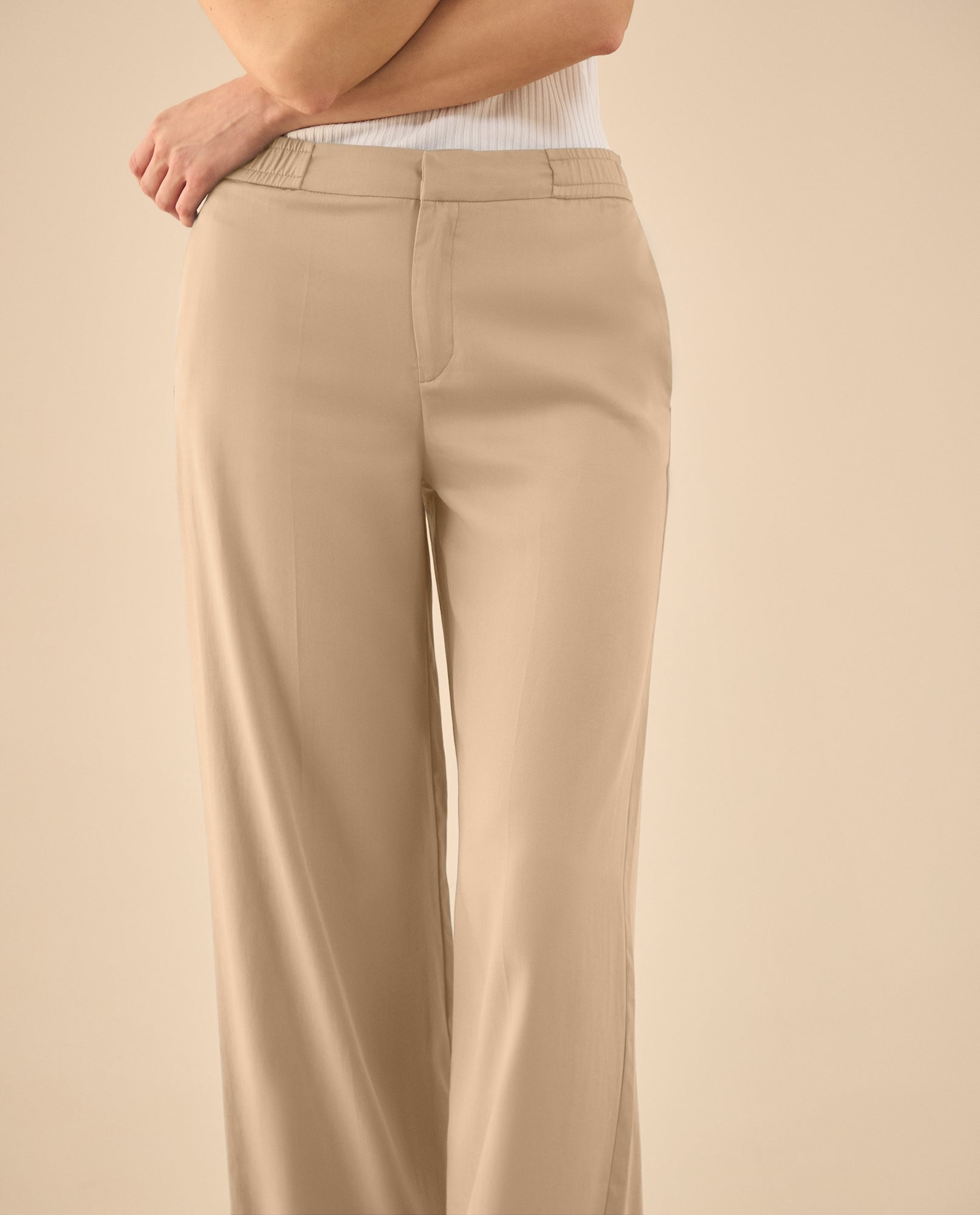 Pantalón elegante para mujer - Crudo 34_432G004_CRU141106_6