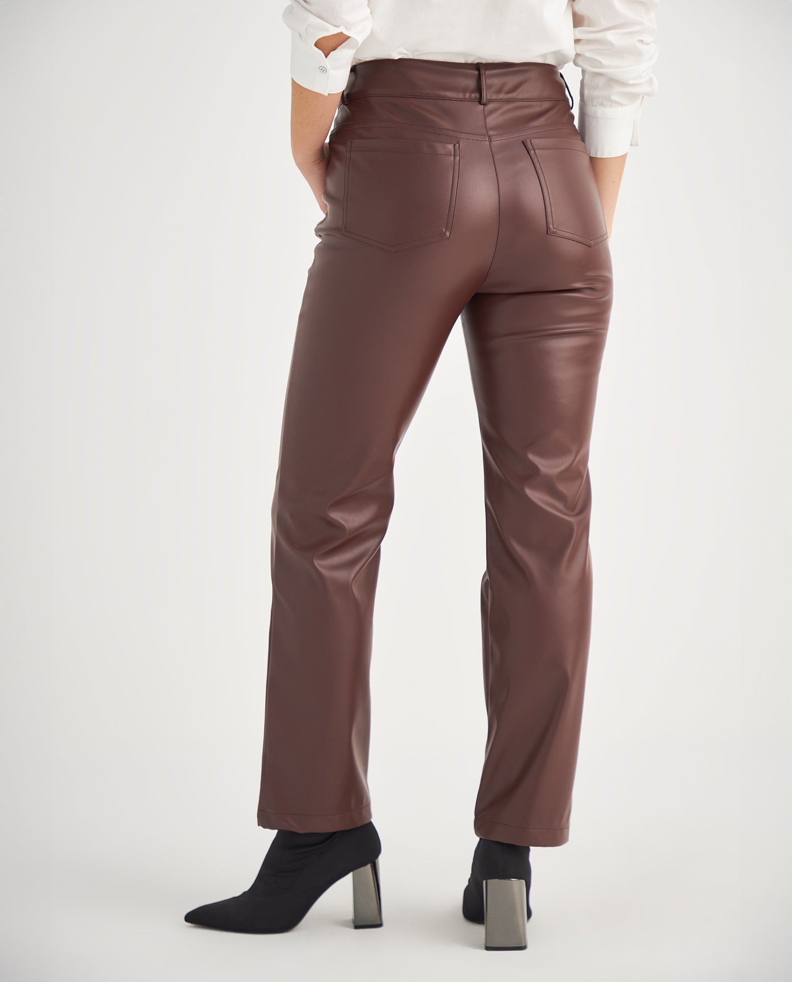Pantalón con cinco bolsillos para mujer - Morado 34_439F001_MOR191518_4