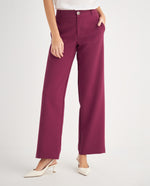 Pantalón de bota recta para mujer - Morado