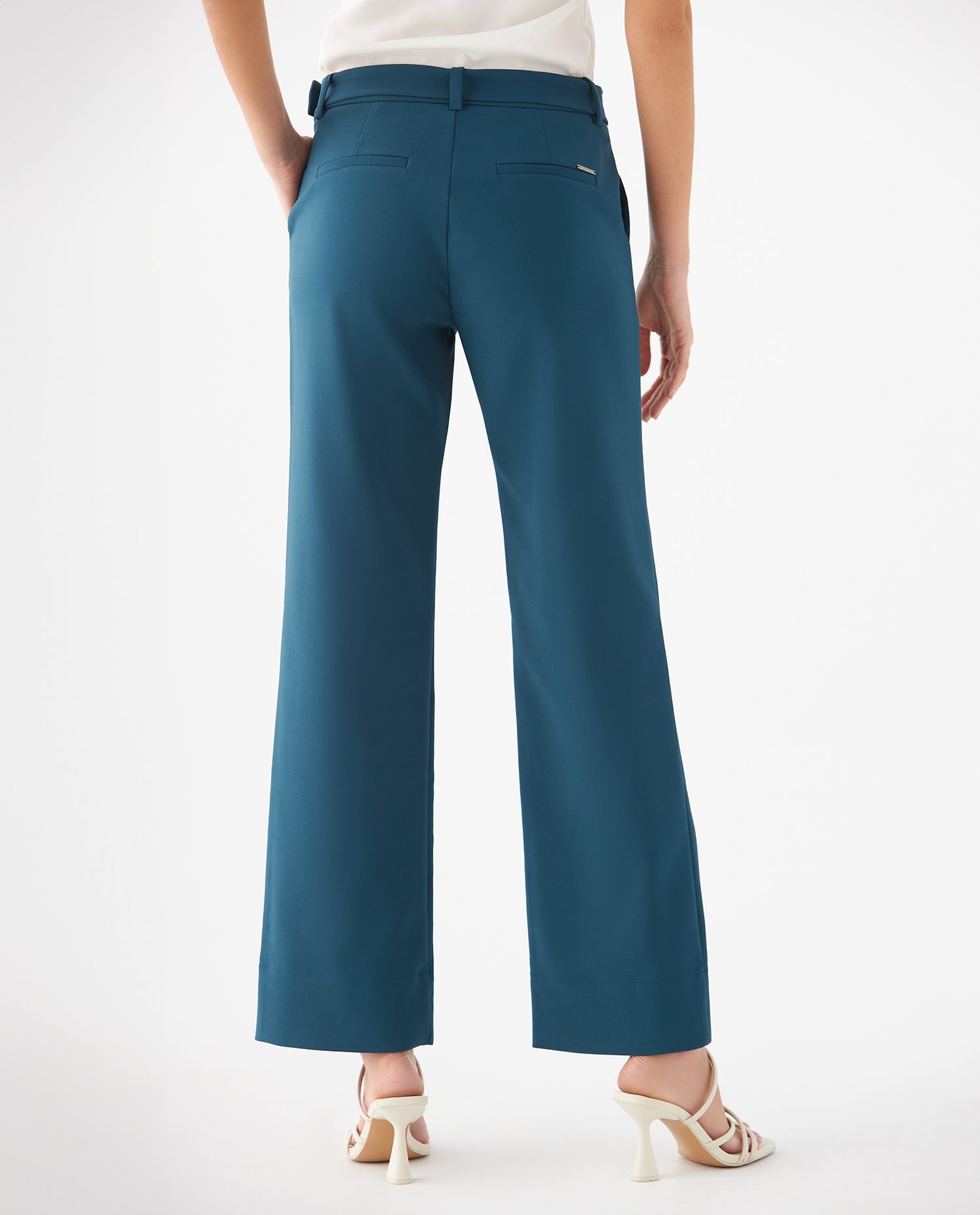 Pantalón recto para mujer - Verde