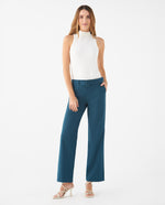 Pantalón recto para mujer - Verde