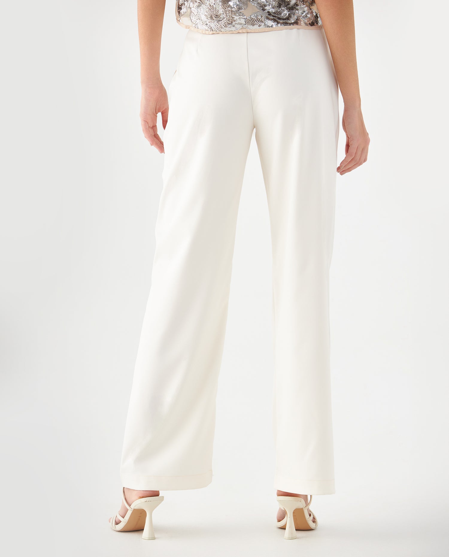 Pantalón bota recta para mujer - Crudo