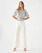 Pantalón bota recta para mujer - Crudo