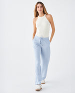 Pantalón clásico para mujer - Azul