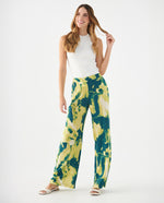 Pantalón con estampado overdye para mujer - Verde