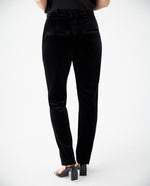 Pantalón tipo gamuza para mujer - Negro