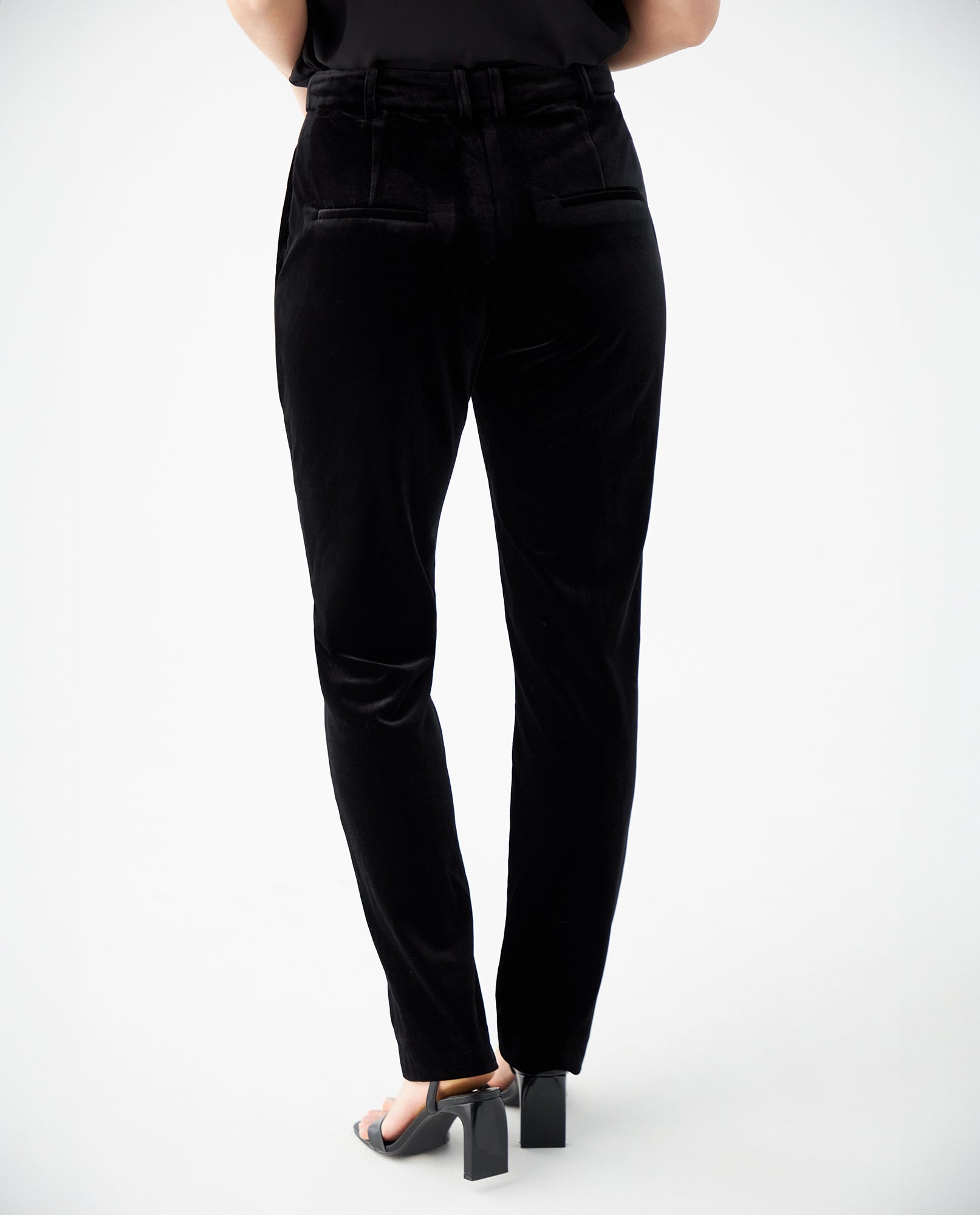 Pantalón tipo gamuza para mujer - Negro 34_439F200_NEG193909_4