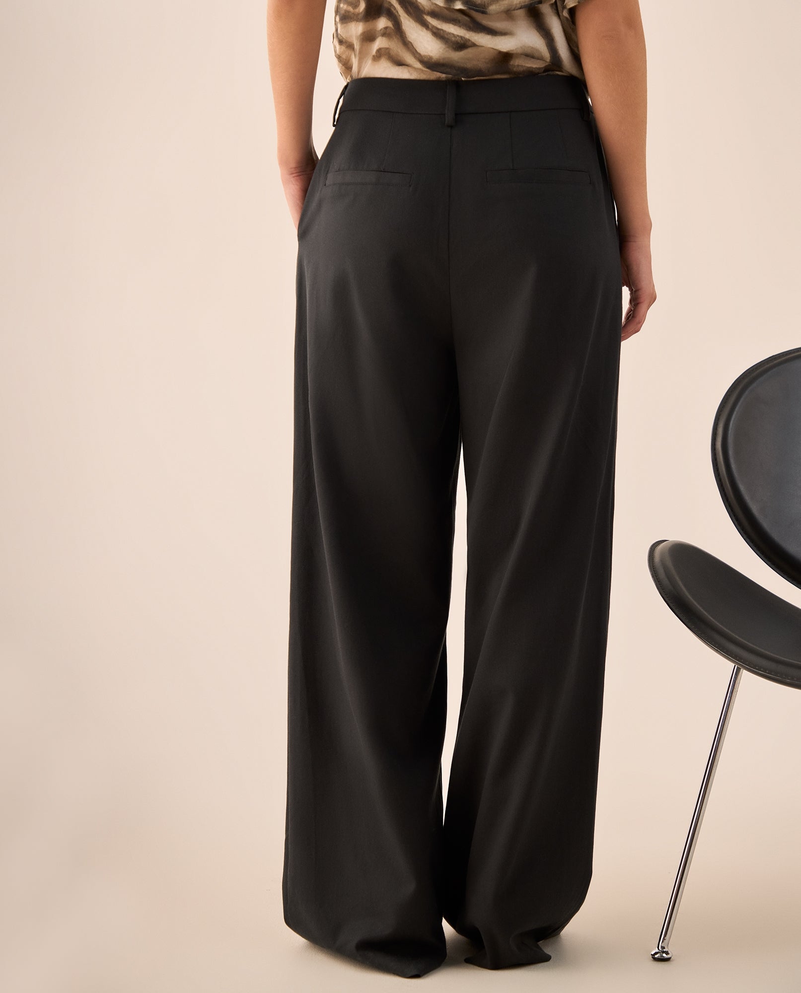 Pantalón Wide Leg Negro Tiro Alto - Negro 34_439G200_NEG193909_5