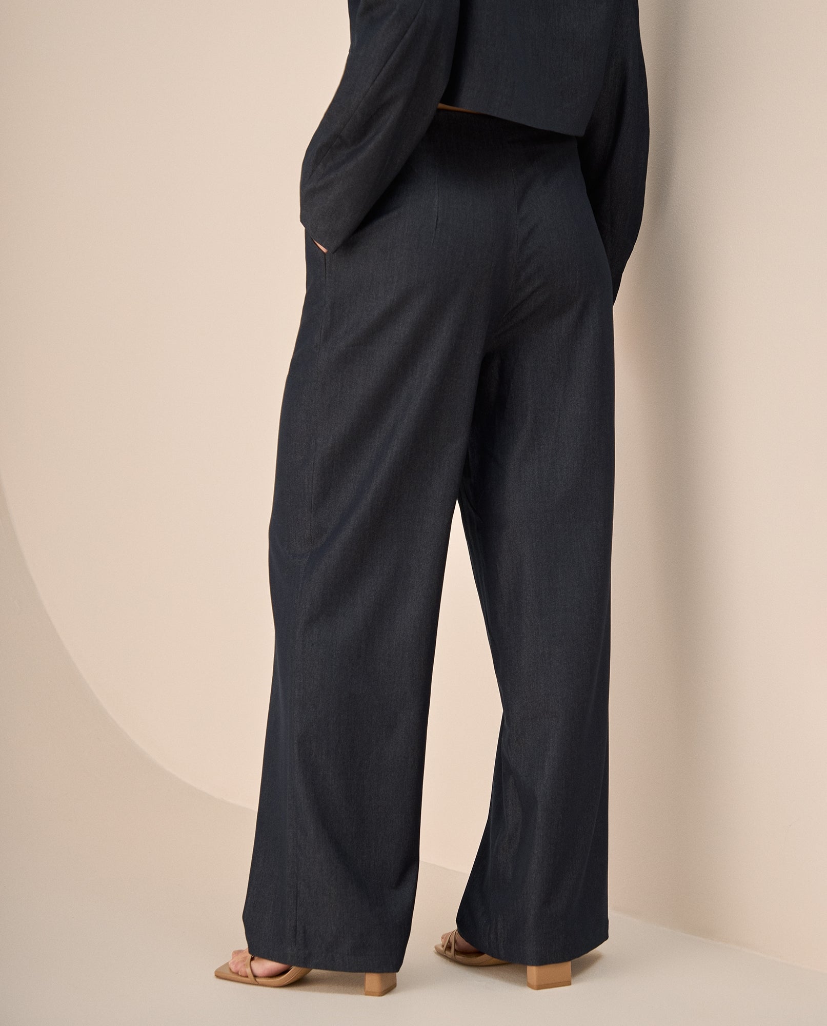Pantalón Tiro Alto Azul Turco con Silueta Wide - Azul 34_439G220_AZU184432_5