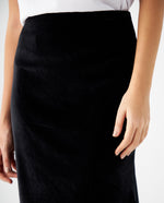 Falda larga para mujer - Negro