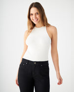 Camiseta tejida para mujer - Crudo