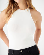 Camiseta tejida para mujer - Crudo