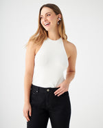 Camiseta tejida para mujer - Crudo