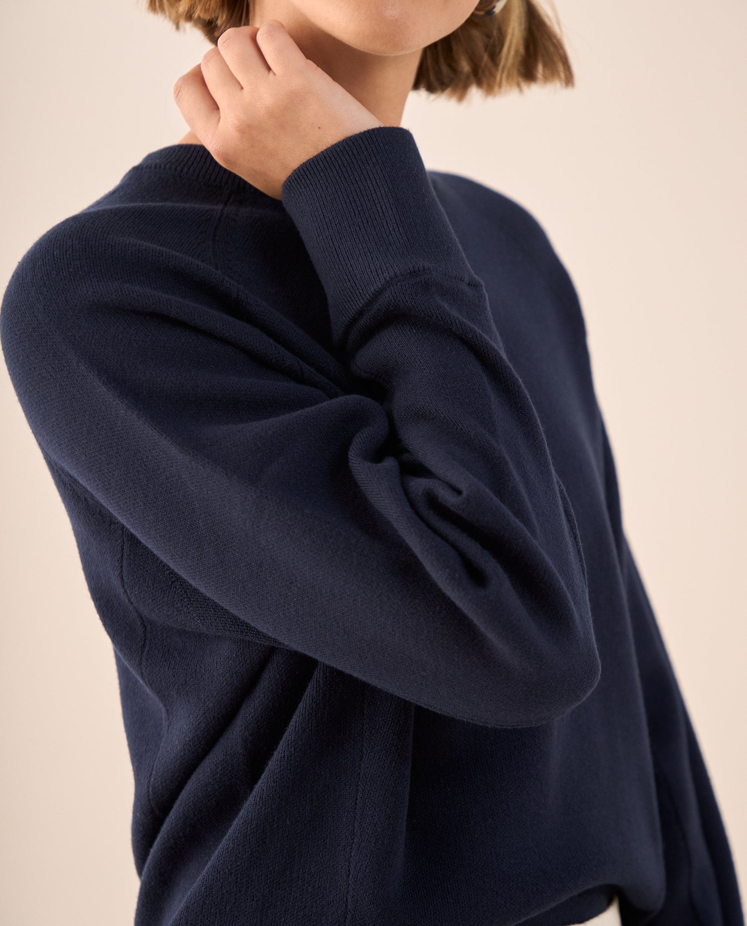 Suéter Oversized Azul Marino - Azul