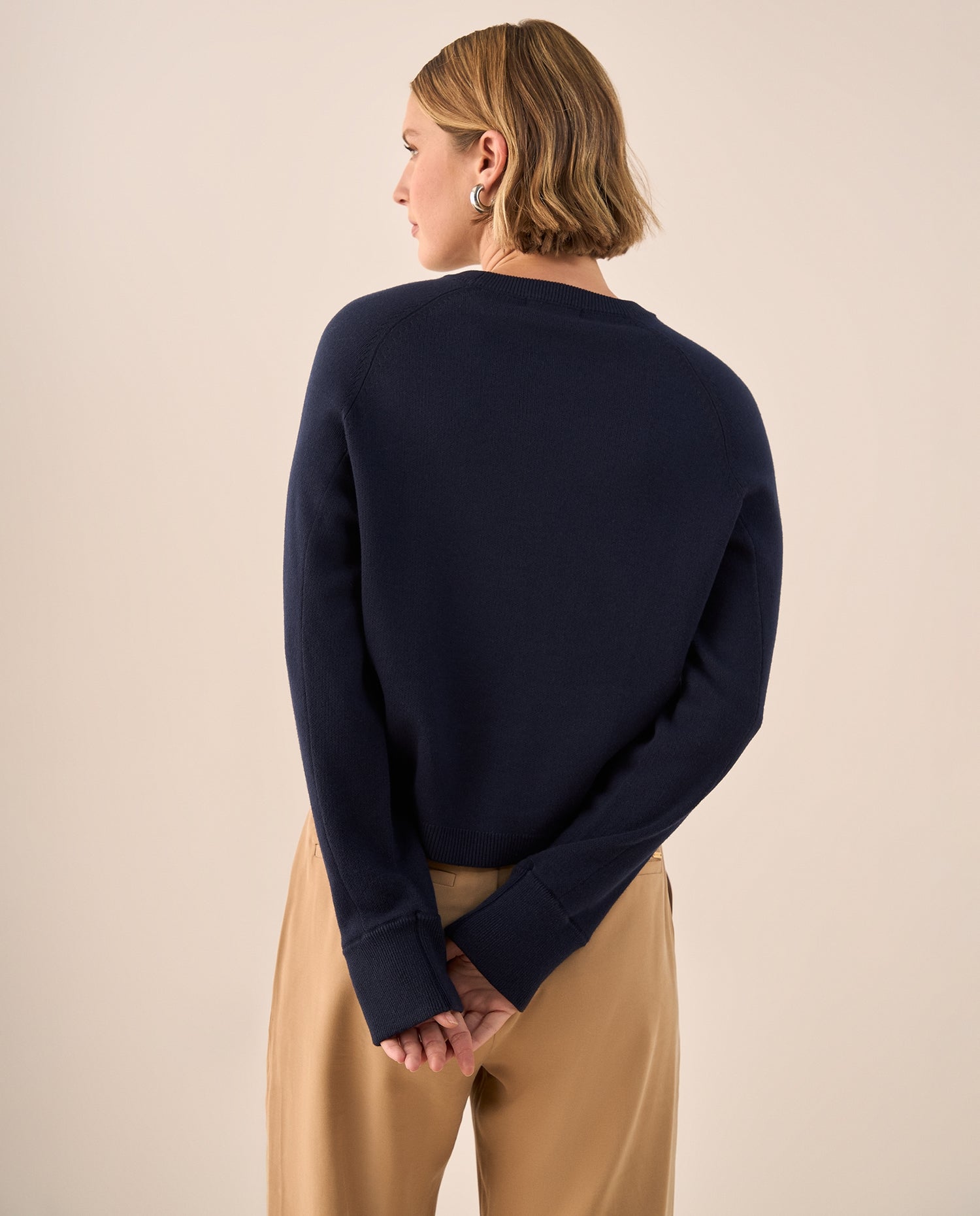 Suéter Oversized Azul Marino - Azul