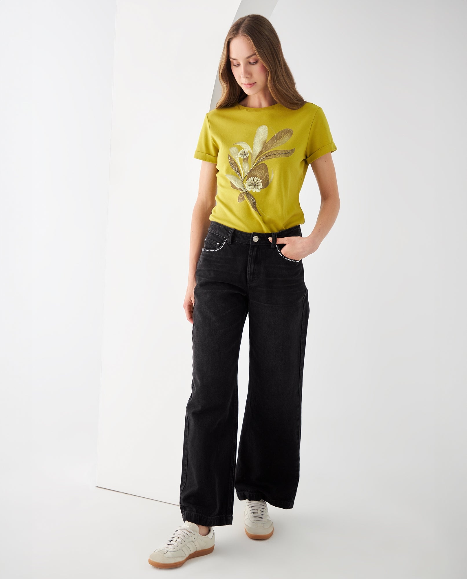 Jean con apliques brillantes para mujer - Negro 34_471F009_NEG193909_6