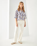 Jean Wide Leg tono claro para mujer - Amarillo