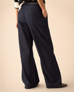 Jean Straight tono medio para mujer - Azul