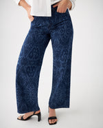 Jean Wide Leg tono oscuro para mujer - Azul