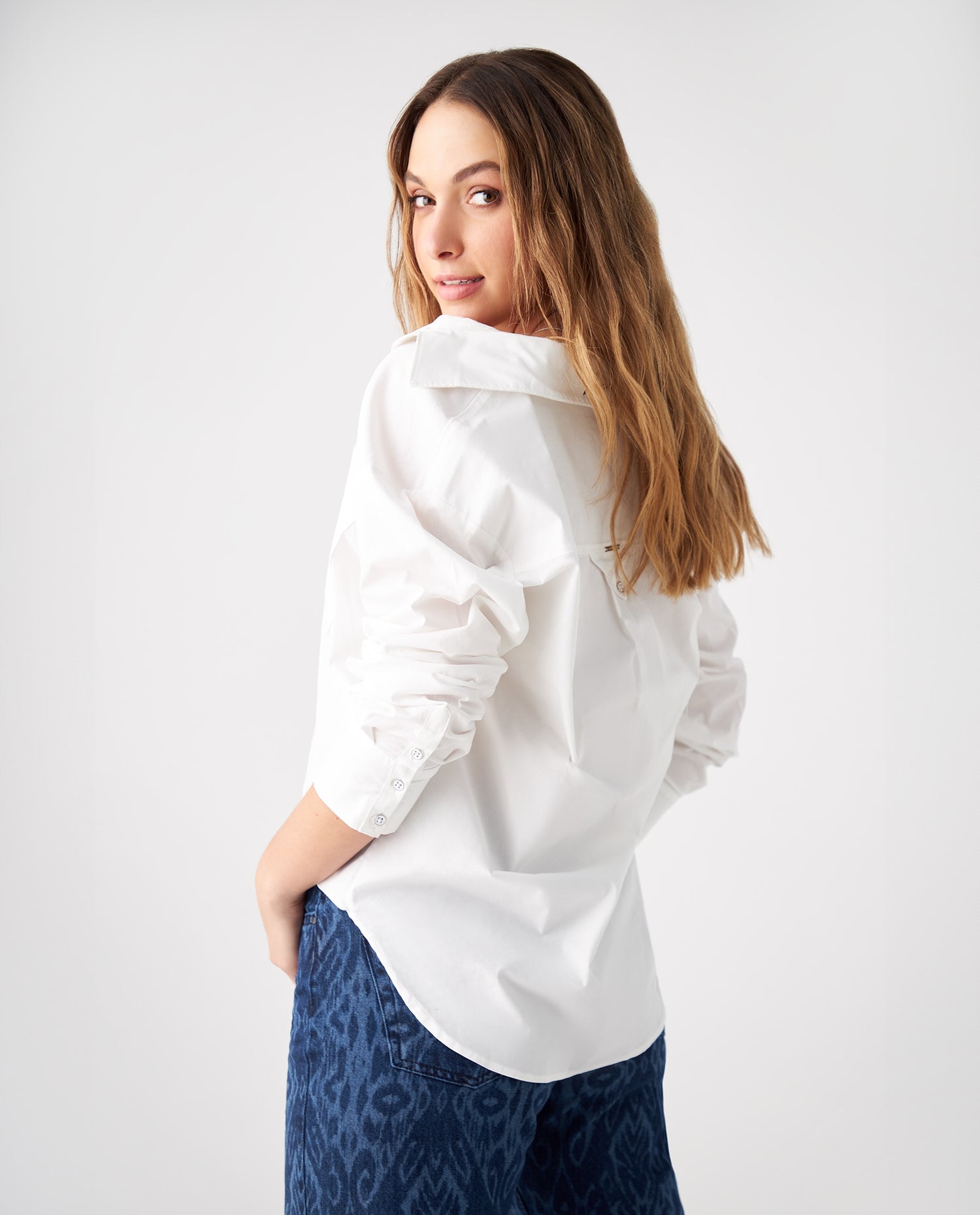 Jean Wide Leg tono oscuro para mujer - Azul