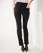 Jean Boot cut cinco bolsillos para mujer - Negro