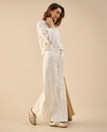 Jean Wide Leg para mujer - Crudo