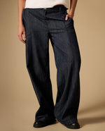 Jean liviano tipo wide leg - Azul