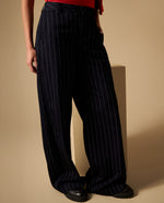 Jean liviano wide leg 100% algodón - Azul