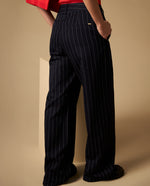 Jean liviano wide leg 100% algodón - Azul