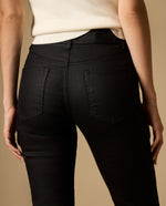 Jean flare tiro medio silueta campana - Negro