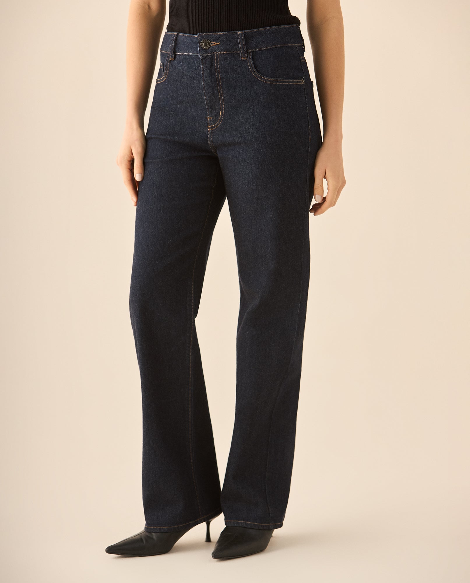 Jean Straight tono oscuro para mujer  - Azul 34_473G000_AZU193933_3