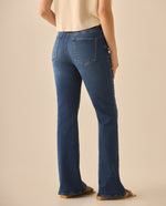Jean Flare tono medio para mujer - Azul