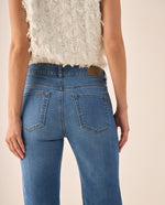 Jean Boot Cut Azul Rivera Medio - Azul