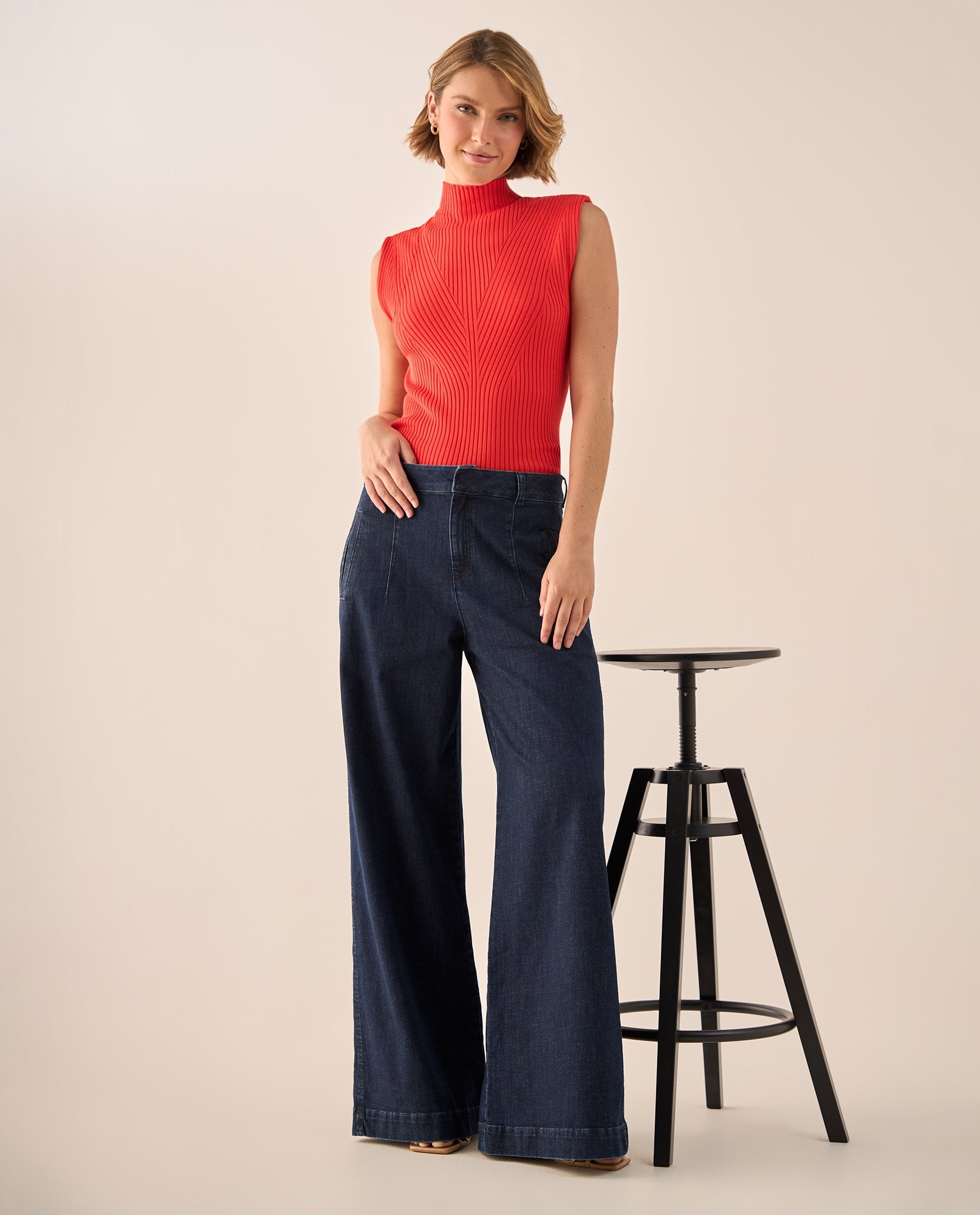 Jean Wide Leg con Silueta Palazzo Moderna - Azul 34_479G011_AZU193933_0