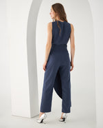 Enterizo de pantalón largo para mujer - Azul