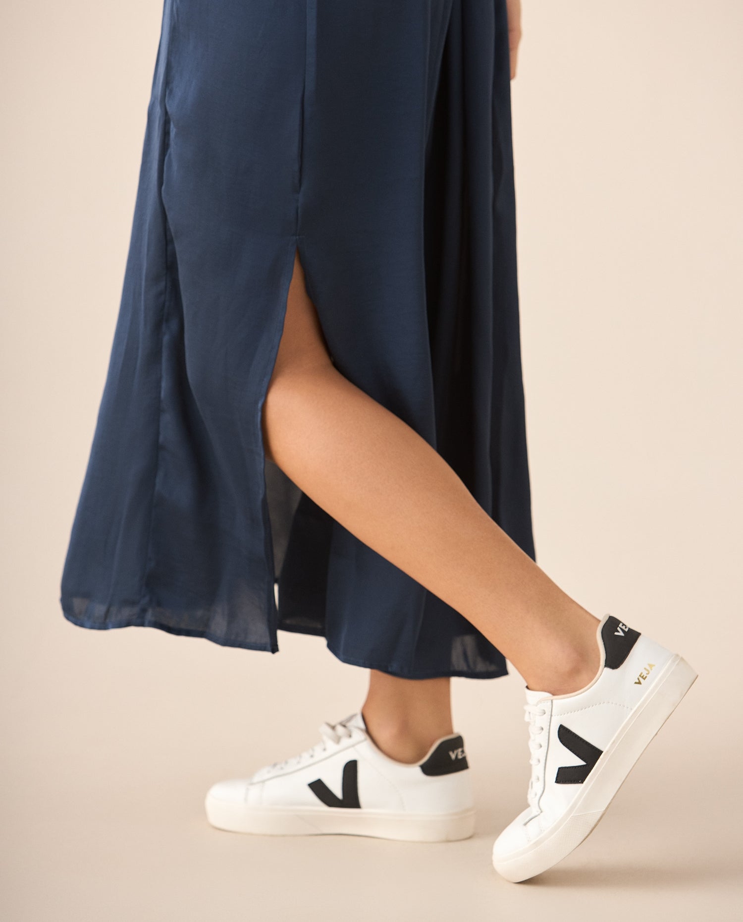 Vestido con escote en V para mujer - Verde