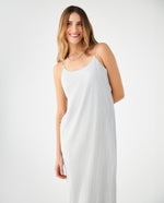 Vestido con escote redondo para mujer - Gris