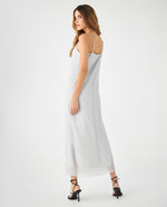 Vestido con escote redondo para mujer - Gris