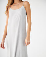 Vestido con escote redondo para mujer - Gris