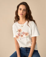 Camiseta manga corta para mujer - Blanco