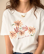 Camiseta manga corta para mujer - Blanco