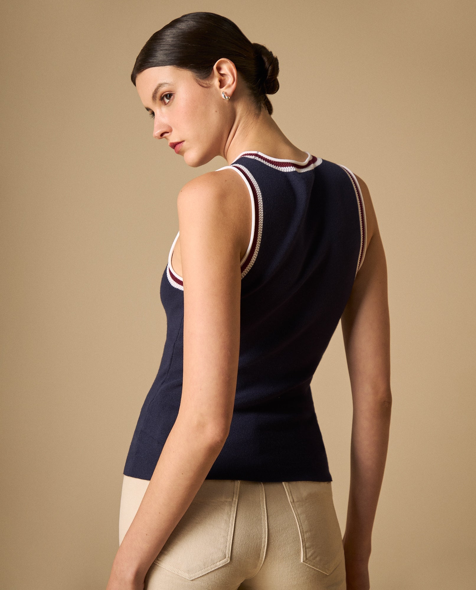 Camiseta bordada manga corta cuello redondo - Azul 34_601H204_AZU184011_5