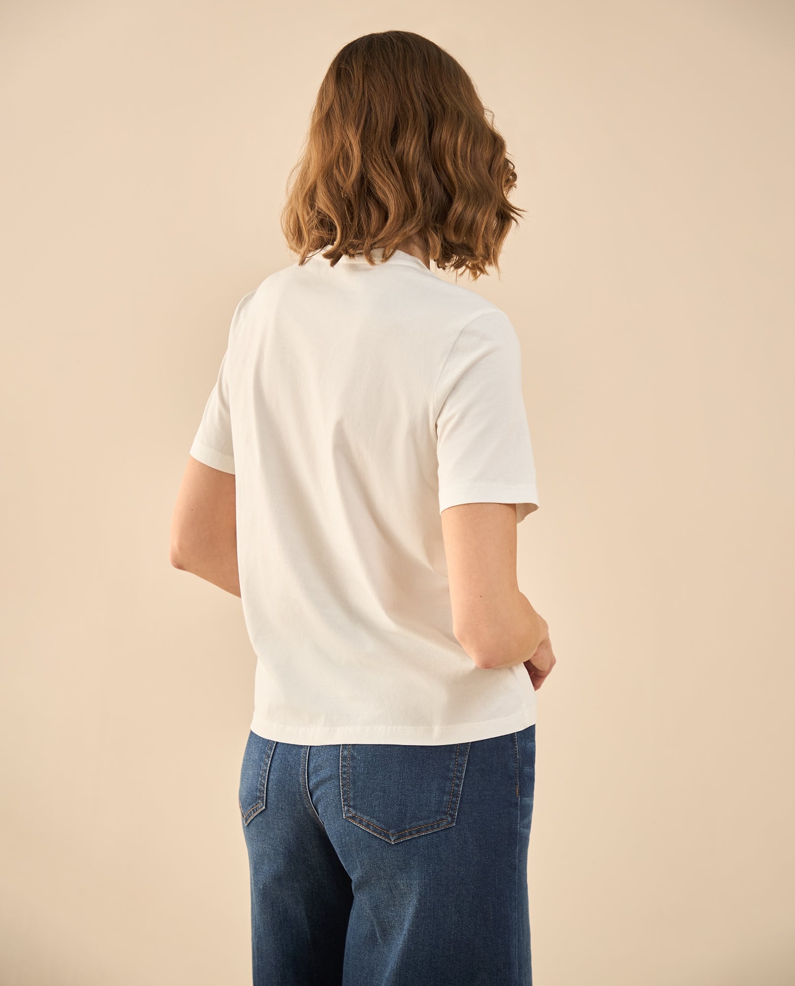 Camiseta estampada con apliques para mujer - Blanco 34_602G002_BLA114202_4