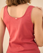 Camiseta de escote redondo para mujer - Rojo