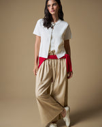 Camiseta Esprit Cuello Redondo - Crudo