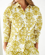 Camisa manga larga estampada para mujer - Verde